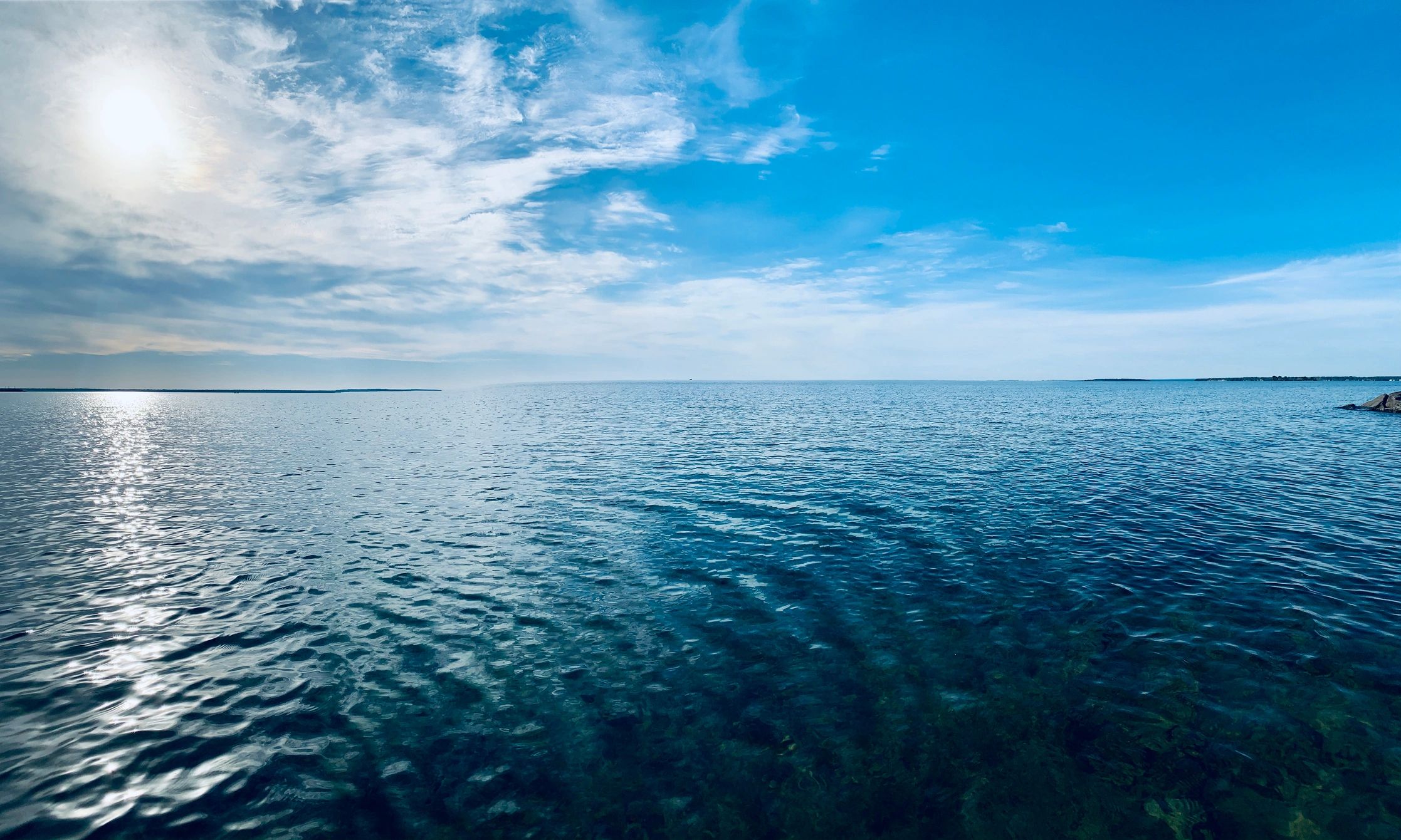 Lakeshore view near Traverse City highlights